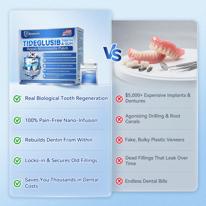 🌷𝐆𝐥𝐢𝐦𝐦𝐞𝐫𝐥𝐲® 🦷 Parche de microagujas con Tideglusib para la reparación de dientes y encías  3.0