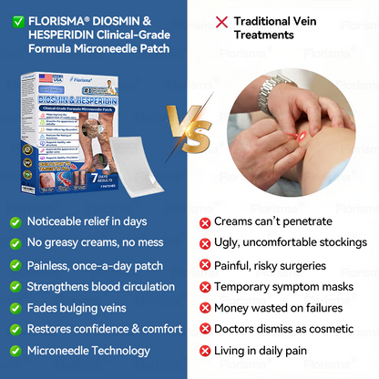 Un parche al día. Alivio visible de las venas en solo 7 días 👨‍⚕️ 𝑭𝑳𝑶𝑹𝑰𝑺𝑴𝑨® 𝐃𝐢𝐨𝐬𝐦𝐢𝐧𝐚 𝐲 𝐇𝐞𝐬𝐩𝐞𝐫𝐢𝐝𝐢𝐧𝐚: 𝐏𝐚𝐫𝐜𝐡𝐞 𝐝𝐞 𝐌𝐢𝐜𝐫𝐨𝐧𝐞𝐞𝐝𝐥𝐞𝐬 𝐜𝐨𝐧 𝐅ó𝐫𝐦𝐮𝐥𝐚 𝐝𝐞 𝐆𝐫𝐚𝐝𝐨 𝐂𝐥í𝐧𝐢𝐜𝐨🔔