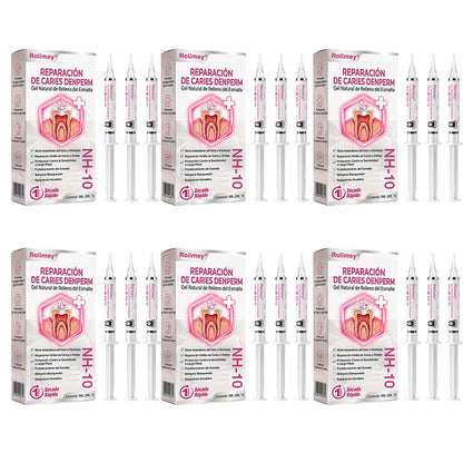 🌿🍧Rolimey® DenPerm – Gel natural de relleno y reparación del esmalte dental para la restauración de caries