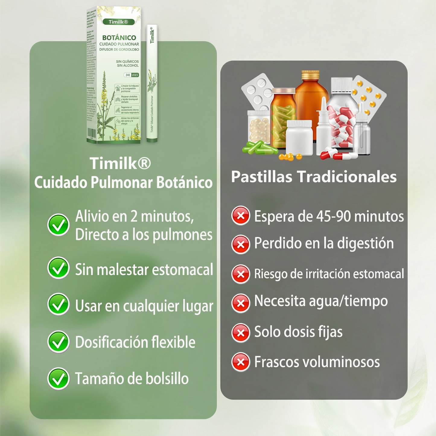 🍃Timilk®BOTÁNICO CUIDADO PULMONAR DIFUSOR DE GORDOLOBO