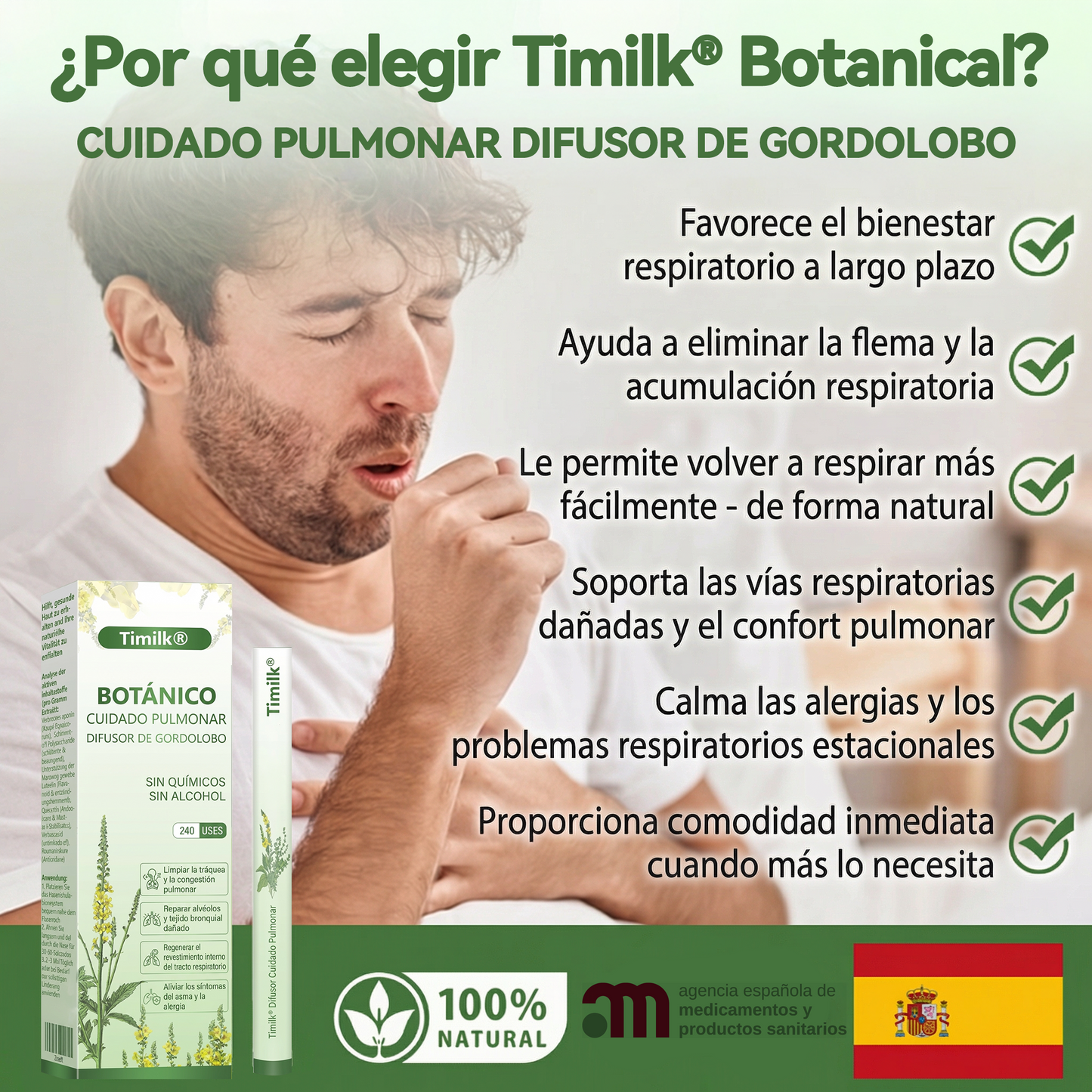 🍃Timilk®BOTÁNICO CUIDADO PULMONAR DIFUSOR DE GORDOLOBO