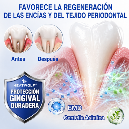 🦷3️⃣ HEATWOLF® GumRevive Gel Reparador Periodontal 💝