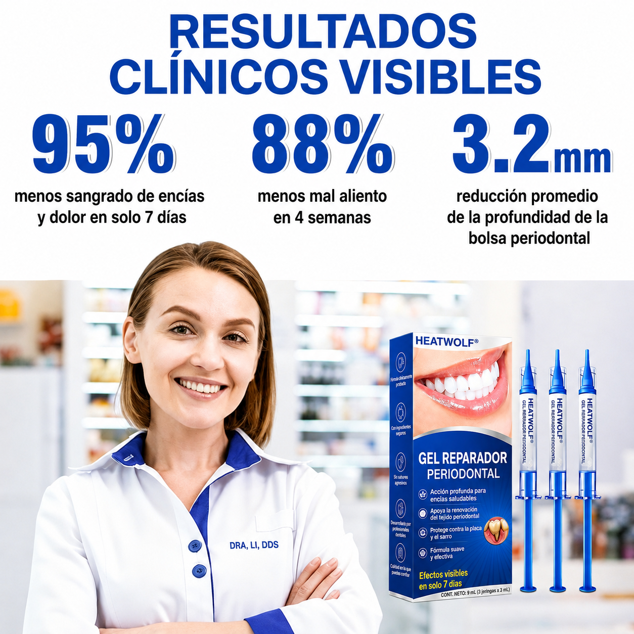🦷3️⃣ HEATWOLF® GumRevive Gel Reparador Periodontal 💝
