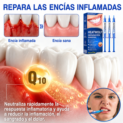 🦷3️⃣ HEATWOLF® GumRevive Gel Reparador Periodontal 💝