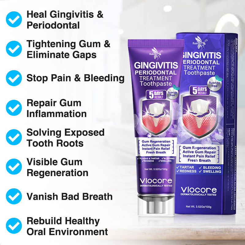 Rolimey® VioCore Bee Venom Gingivitis & Periodontitis Treatment Toothpaste 🥝